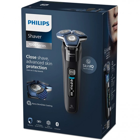 Philips Shaver | S7886/35 Series 7000 | Operating time (max) 60 min | Wet & Dry | Lithium Ion | Black