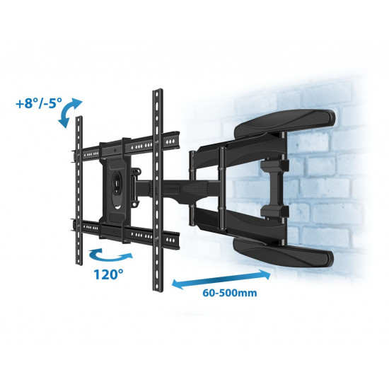 Esperanza ERW021 CRONOS 2.16 m (85) TV mount Black