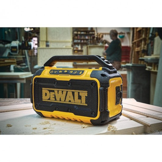 Speaker Dewalt DeWalt DCR011 XJ, speaker (yellow/black, Bluetooth, jack, USB)