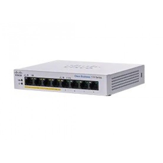 CBS110 UNMANAGED 8-PORT GE/PARTIAL POE DESKTOP EXT PS