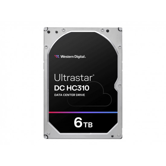 WESTERN DIGITAL Ultrastar DC HC310 3.5inch 26.1MM 6000GB 256MB 7200RPM SAS ULTRA 512E SE P3