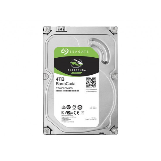 SEAGATE Desktop Barracuda 5400 4TB HDD 5400rpm SATA serial ATA 6Gb/s NCQ 256MB cache 89cm 3.5inch BLK Retail SinglePack