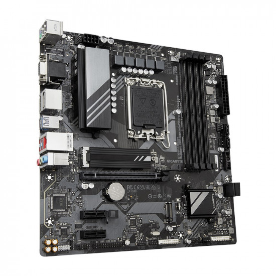 Gigabyte B760M DS3H 1.0 M/B Processor family Intel Processor socket LGA1700 DDR4 DIMM Memory slots 4 Supported hard disk drive interfaces SATA, M.2 Number of SATA connectors 4 Chipset Intel B760 Express Micro ATX