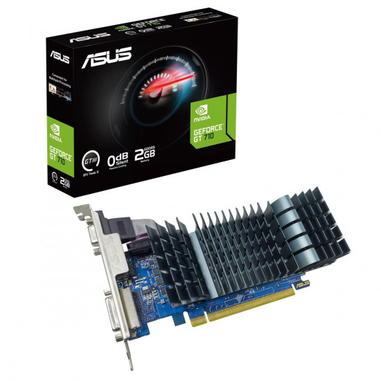 Graphics card GeForce GT 710 2GB GDDR5 EVO 64 bit DVI-D/DSUB/HDMI