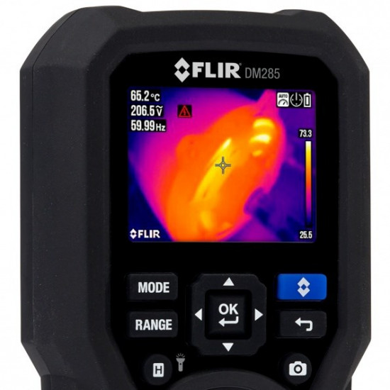 FLIR DM 285-FK thermal imaging camera Black 160 x 120 pixels Built-in display TFT