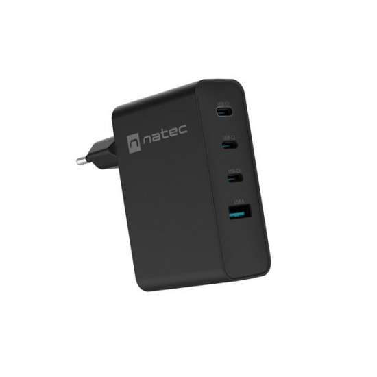 NATEC NUC-2234 mobile device charger Laptop, Smartphone Black AC Fast charging Indoor