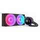 NZXT Kraken Elite 280 RGB Processor All-in-one liquid cooler 14 cm Black 1 pc(s)