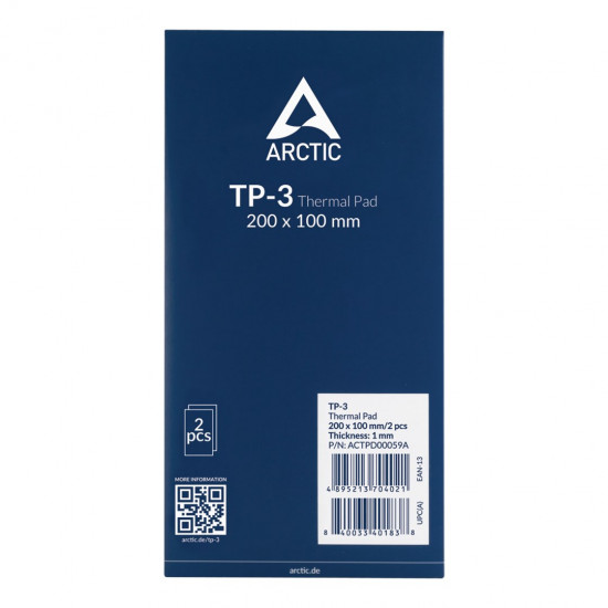 ARCTIC TP-3 Premium Performance Thermal Pad 200 x 100 mm, 1 mm