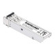 Intellinet Industrial Gigabit Fiber SFP Optical Transceiver Module 1000Base-SX (LC) Multi-Mode Port, 550 m, MSA-compliant for Maximum Compatibility, Silver