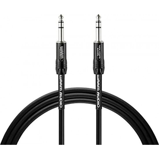 Warm Audio PRO-TRS-5 audio cable 1.5 m 6.35mm TRS Black