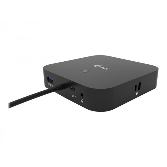 I-TEC USB-C Dual Display MST DS 1x DP 1x HDMI 1xGLAN 3xUSB 3.0 2xUSB 2.0 1xUSB-C-Datei 1xAudio/Mic Jack 1x100W USB-C PD+Charger 112W