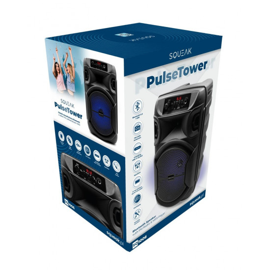 SQUEAK KARAOKE SPEAKER PULSETOWER BT 5.3 + EDR SQ1006