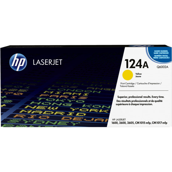 HP 124A - gul - original - LaserJet -