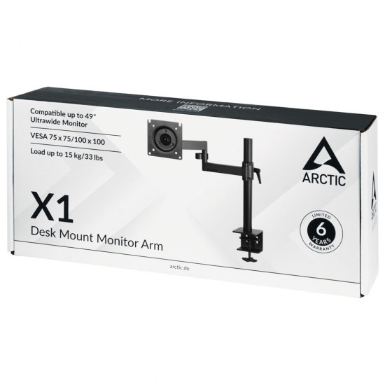 ARCTIC X1 - Desk Mount Monitor Arm