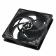 ARCTIC P12 PWM PST (Black/Transparent) Pressure-optimised 120 mm Fan with PWM PST