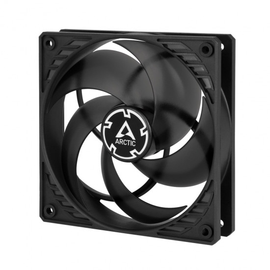 ARCTIC P12 PWM PST (Black/Transparent) Pressure-optimised 120 mm Fan with PWM PST