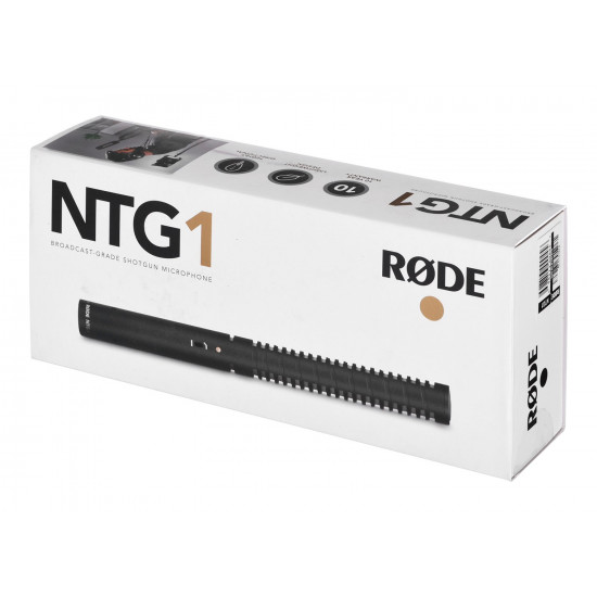 RØDE NTG1 microphone Black Digital camcorder microphone