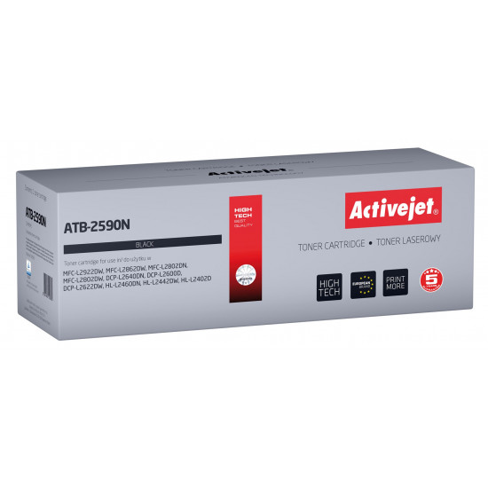 Activejet ATB-2590N Toner for Brother printers; Replacement Brother TN2590; Supreme; 1200 pages; black)