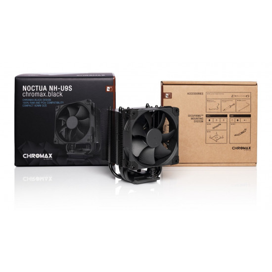 Noctua NH-U9S chromax.black Processor Cooler 9.2 cm Black, Chrome 1 pc(s)