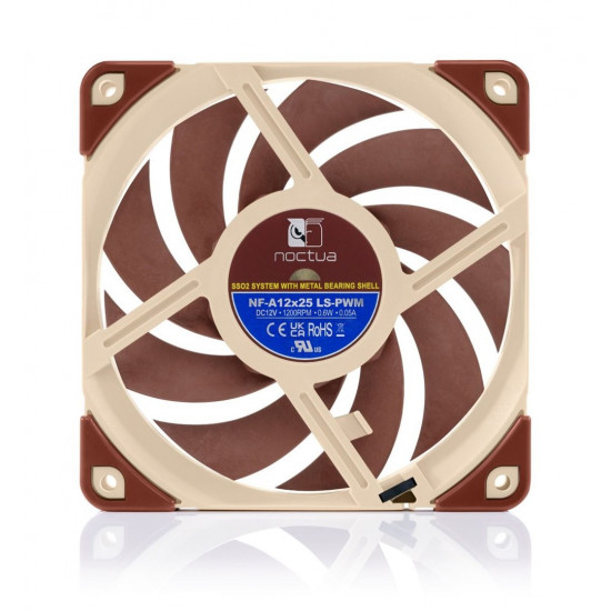 Noctua NF-A12x25 Computer case Fan 12 cm Beige, Brown