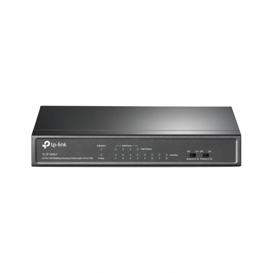 TP-Link TL-SF1008LP network switch Unmanaged Fast Ethernet (10/100) Power over Ethernet (PoE) Black