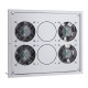 Ventilation panel rack 19 TRITON rooftop 4 fans RAC-CH-X04-X3