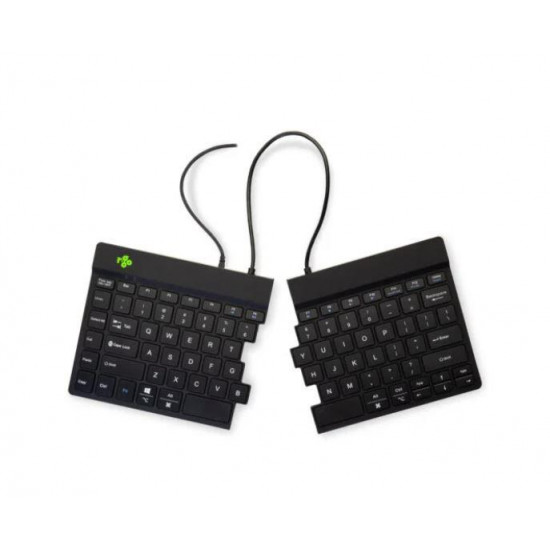 KEYBOARD SPLIT BREAK V2 ENG/BLACK RGOSP-USWIBL R-GO TOOLS