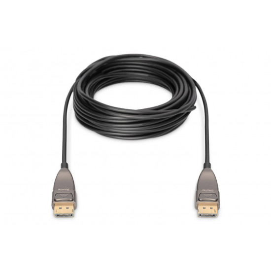 Digitus DisplayPort AOC Hybrid Fiber Optic Cable, UHD 8K, 20 m