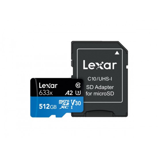 Lexar 633x 512 GB MicroSDXC UHS-I Class 10