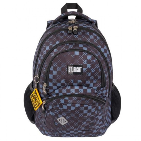 4-compartment backpack ST. RIGHT BP-05 Chessboard Crush