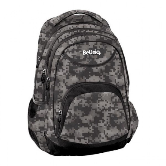 Youth three-compartment backpack BU24CM-2708 BeUniq Paso