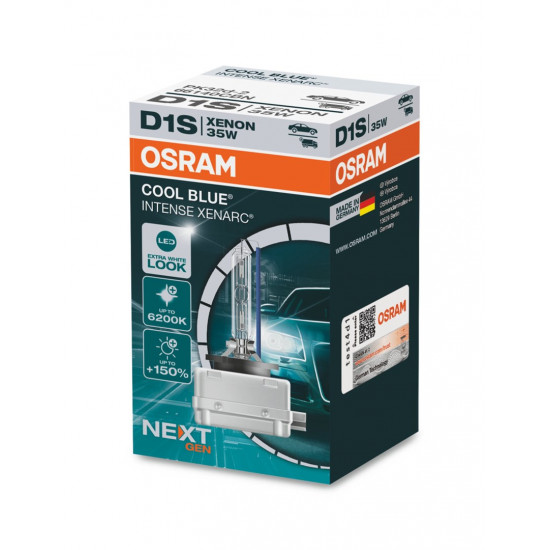 OSRAM XENARC COOL BLUE INTENSE (NEXT GEN) D1S DUO (66140CBN-HCB) CAR XENON HEADLIGHTS 2 pc(s)