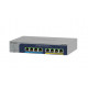 NETGEAR 8-port Ultra60 PoE++ Multi-Gigabit (2.5G) Ethernet Plus Switch Managed L2/L3 2.5G Ethernet (100/1000/2500) Power over Ethernet (PoE) Grey