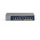 NETGEAR 8-port Ultra60 PoE++ Multi-Gigabit (2.5G) Ethernet Plus Switch Managed L2/L3 2.5G Ethernet (100/1000/2500) Power over Ethernet (PoE) Grey