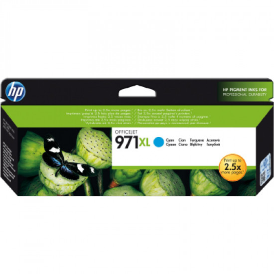 HP original ink CN626AE. HP 971XL. cyan. 6600p