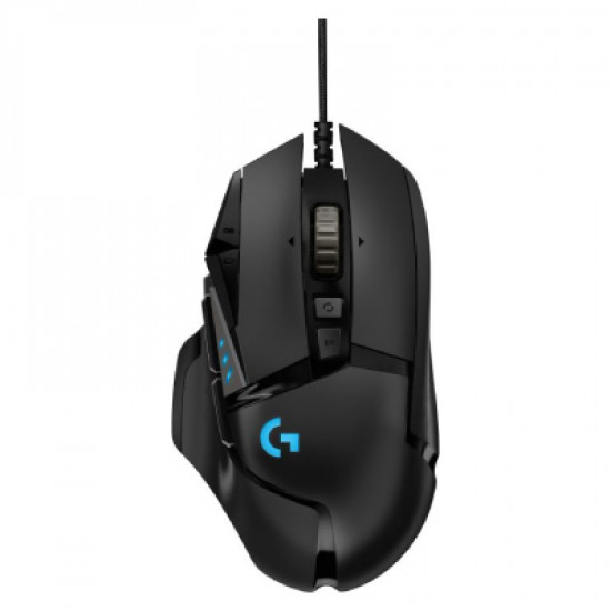 Logitech G502 HERO, wired gaming mouse, black