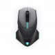 Dell Alienware 610M Wired / Wireless Gaming Mouse - AW610M (Dark Side of the Moon)