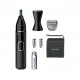 Philips Nose and ear trimmer NT5650/16 100% waterproof, AA-battery included, , precision comb, 2 eyebrow combs 3mm/5mm, on/off button, black