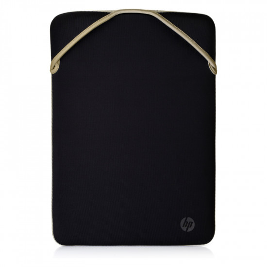 HP 15.6 Reversible Sleeve – Black, Gold