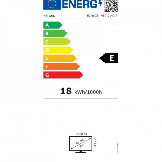 HP E24q G5 QHD Monitor - 23.8