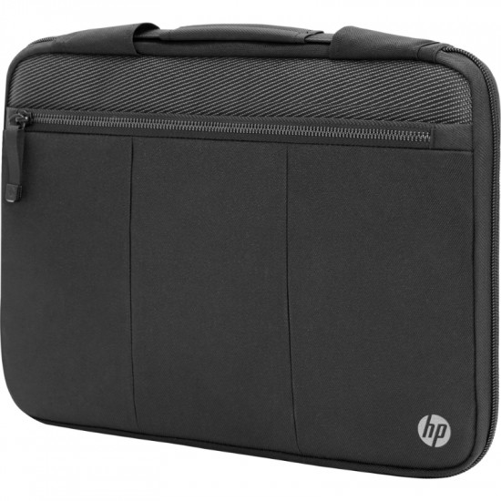 HP Executive 14 Laptop Sleeve, Water Resistant, Bluetooth tracker Pocket - Black, Grey