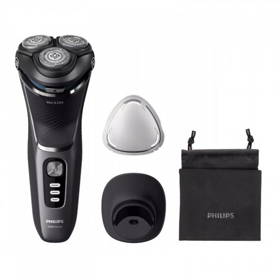 Philips Wet or Dry electric shaver S3343/13, Wet&Dry, PowerCut Blade System, 5D Flex Heads, 60min shaving / 1h charge, 5min Quick Charge