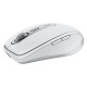  Logitech MX Anywhere 3S Mouse - RF Wireless + Bluetooth, Laser, 8000 DPI, Pale Grey (White)