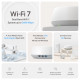 TP-LINK BE3600 Whole Home Mesh Wi-Fi 7 System | Deco BE25 (3-pack) | 802.11be | 2882 Mbit/s | Ethernet LAN (RJ-45) ports 1 | Mesh Support Yes | MU-MiMO No | No mobile broadband