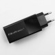 Qoltec 52382 GaN POWER PRO charger | 1xUSB type C | 1xUSB A | 100W | 5-20V | 1.5-5A | PD | Black