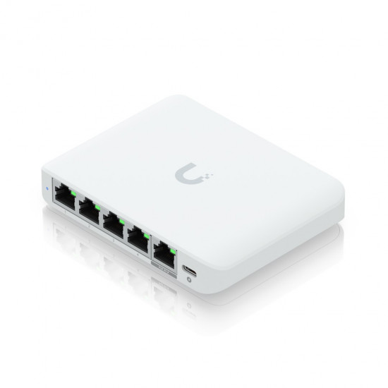 Ubiquiti UniFi Flex Mini 2.5G Managed 2.5G Ethernet (100/1000/2500) Power over Ethernet (PoE) Desktop White