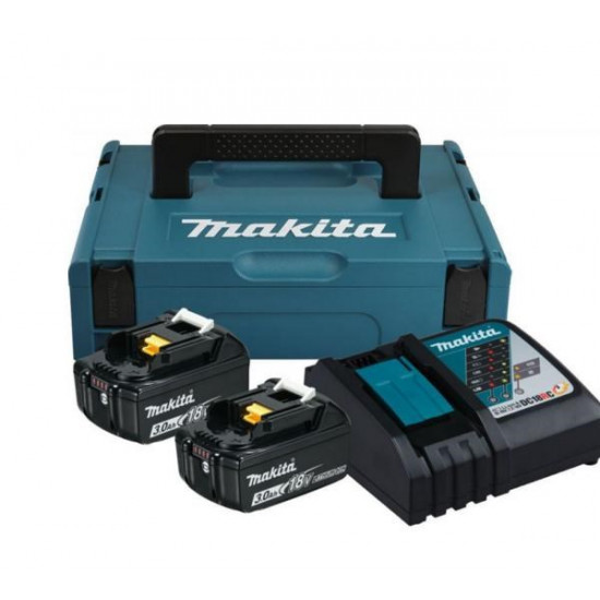 MAKITA ZESTAW ZASILAJĄCY 18V 2x3,0Ah (BL1830Bx2+DC18RC) MAKPAC