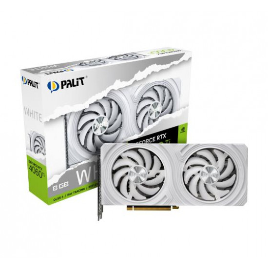 Graphics Card|PALIT|NVIDIA GeForce RTX 4060 Ti|8 GB|GDDR6|128 bit|PCIE 4.0 16x|GPU 2310 MHz|Dual Slot Fansink|1xHDMI|3xDisplayPort|NE6406T019P1-1048L