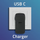 Qoltec Super Quick PD Charger |  1xUSB-C | 65W | 5-20V | 3-3.25A | Black