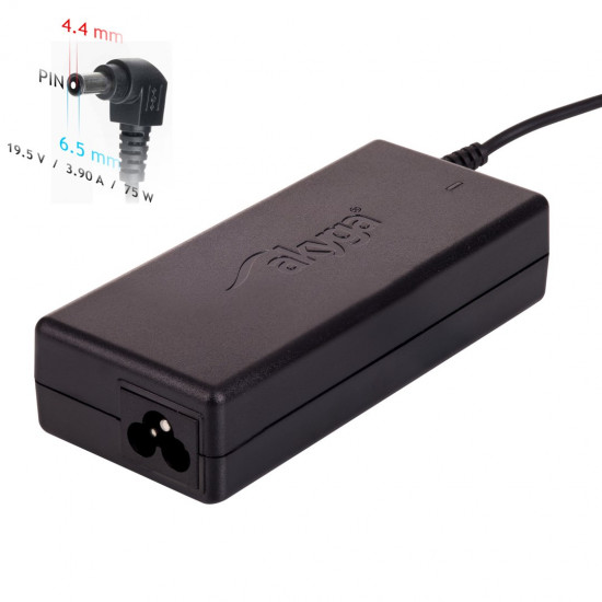 Akyga AK-ND-19 power adapter/inverter Indoor 75 W Black